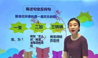 反问句改陈述句练习